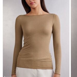 2 Intimissimi Boat Neck Modal Cashmere Ultralight Tops